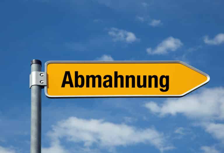 Abmahnung